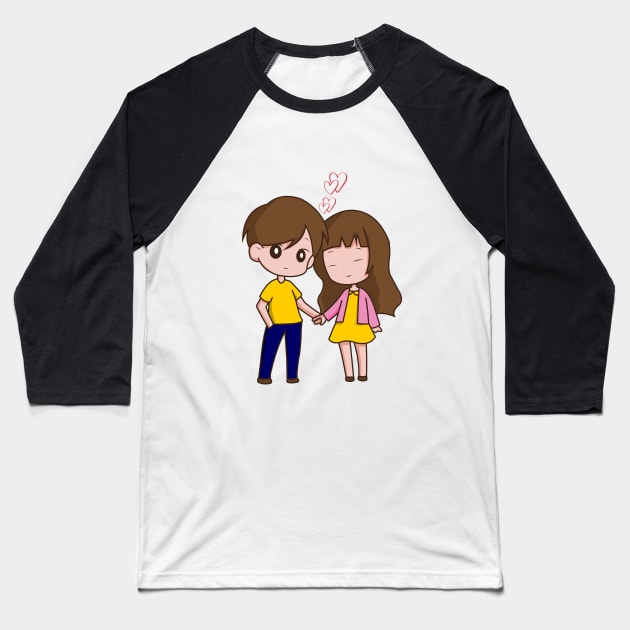 Romantic Baseball T-Shirt by Jai